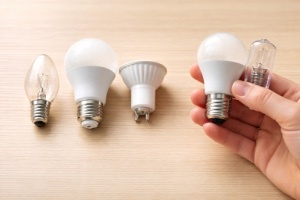 Different light bulb types showing why buying the wrong bulb is common